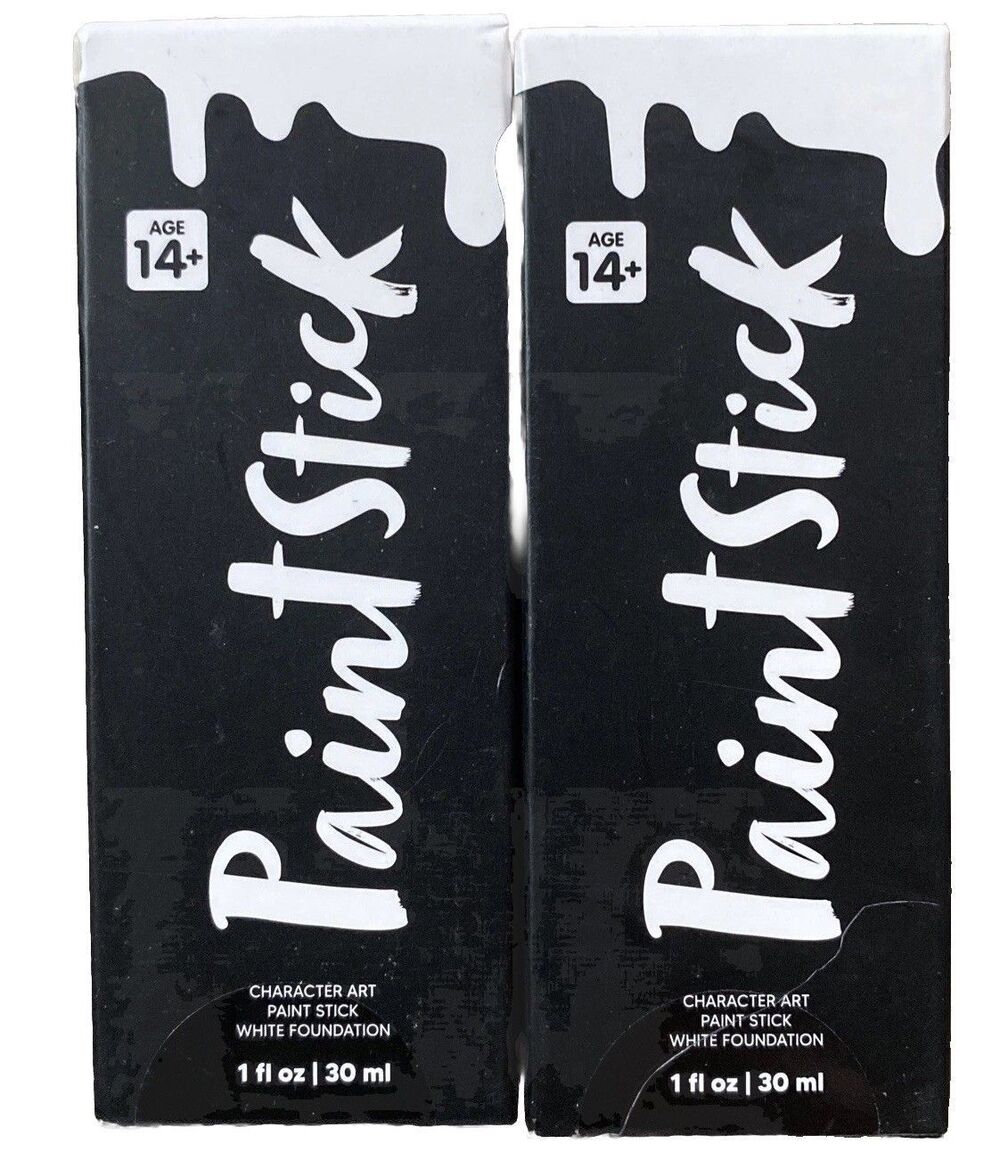 Spooktacular Creations Halloween Makeup Face and Body Paint Stick white Lot Of 2